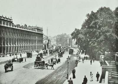 Whitehall, Westminster : vue vers le nord, 1890 - English Photographer