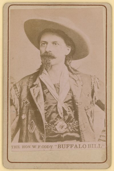William F Cody, Buffalo Bill - English Photographer