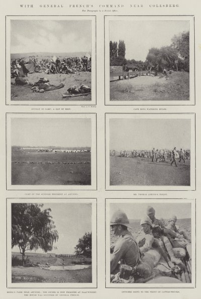 Avec le commandement du général French près de Colesberg - English Photographer