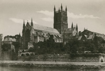 Cathédrale de Worcester, depuis le sud-ouest - English Photographer
