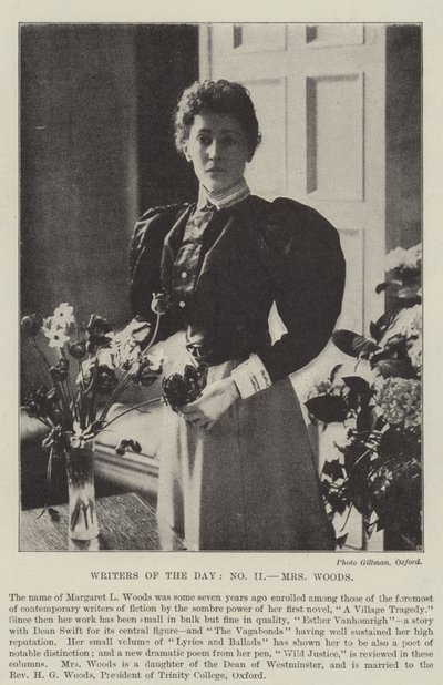 Écrivains du jour, Mme Woods - English Photographer