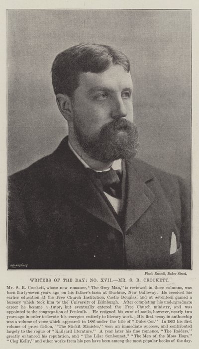 Écrivains du jour, M. S R Crockett - English Photographer