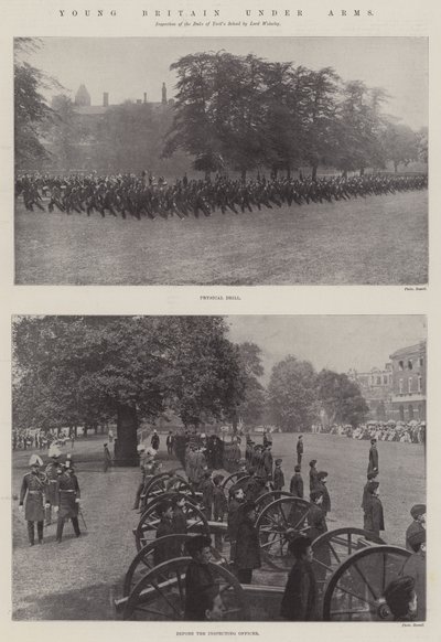 Jeune Grande-Bretagne sous les armes - English Photographer