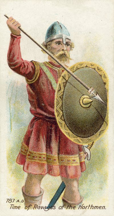 787 apr. J.-C., Époque des ravages des Northmen - English School