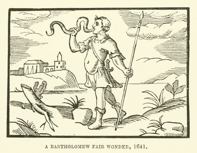 Une merveille de la foire de Saint-Barthélemy, 1641 - English School
