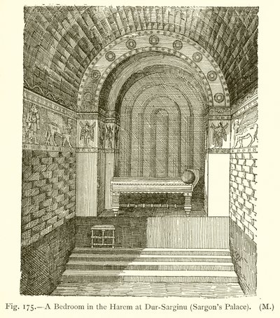 Une chambre dans le harem à Dur-Sarginu (Palais de Sargon) - English School