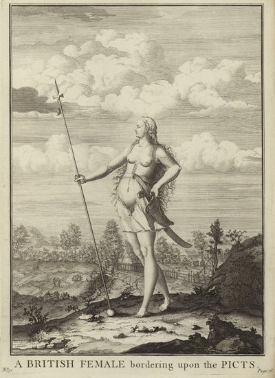 Une femme britannique proche des Pictes - English School
