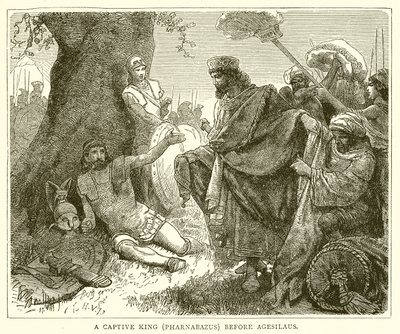 Un roi captif (Pharnabaze) devant Agésilas - English School