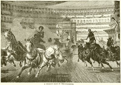 Course de chars dans le Colisée - English School