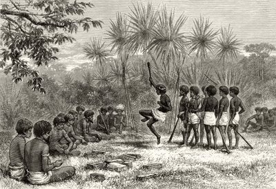 Un Corroboree, vers 1880, de 