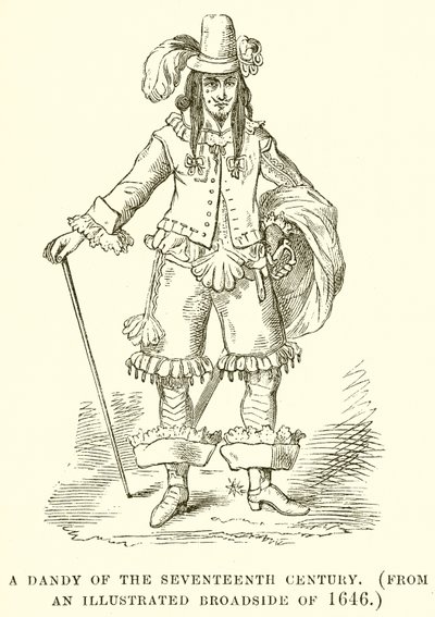 Un dandy du XVIIe siècle - English School