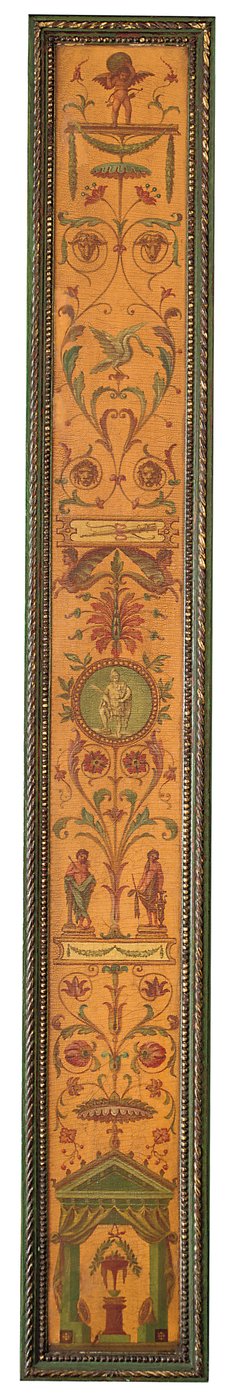 Bibliothèque à façade courbe de style George III, vers 1880 - English School