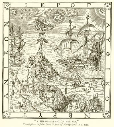 Un hiéroglyphe de la Grande-Bretagne - English School