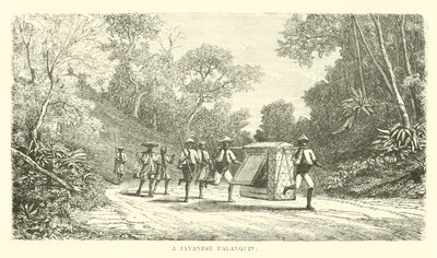 Un palanquin javanais - English School