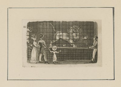 Un lion dans les scènes de la ville - English School