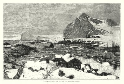 Un village des Lofoten pendant la saison de pêche - English School