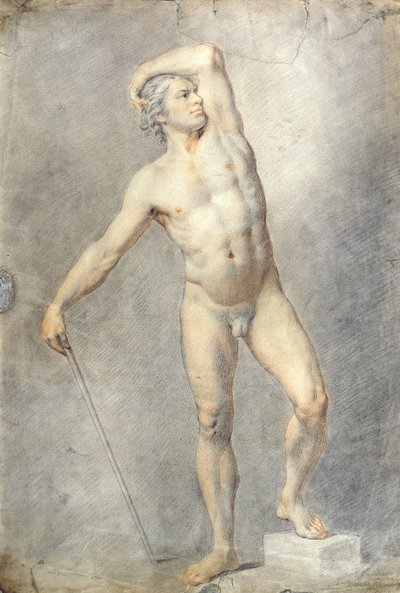 Un nu masculin, vers 1770 - English School