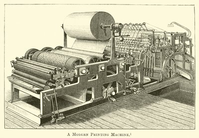 Une machine à imprimer moderne - English School