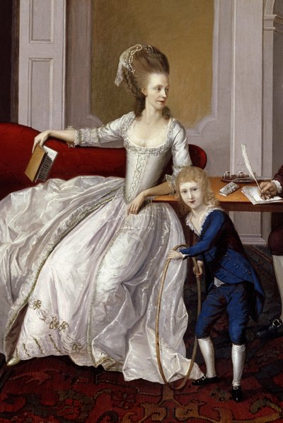 Une mère et son enfant, c.1780 - English School