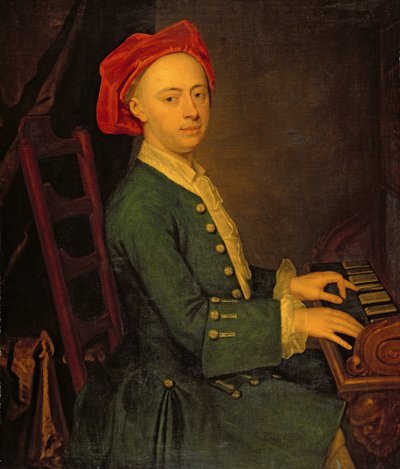 Un musicien, vers 1700-50 - English School