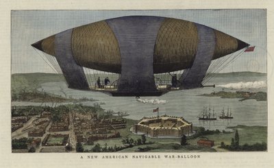 Un nouveau ballon de guerre navigable américain - English School