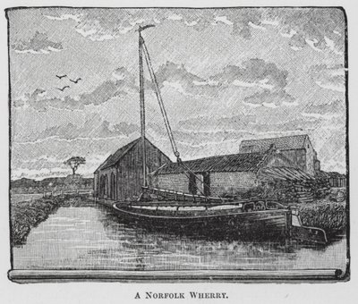 Un Wherry de Norfolk (gravure) - English School