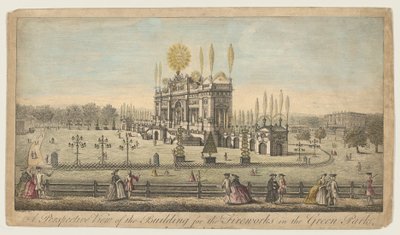 Vue en perspective du bâtiment pour les feux d