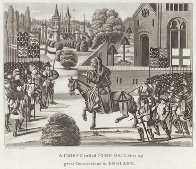 Un prêtre nommé John Ball provoque de grandes commotions en Angleterre - English School