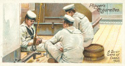 Une partie de cartes tranquille - English School
