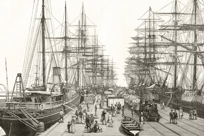 Un quai de chemin de fer à Melbourne, de 