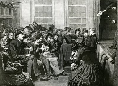 Divertissement du samedi soir pour les pauvres, St Albans Hall, Baldwins Gardens, Holborn - English School