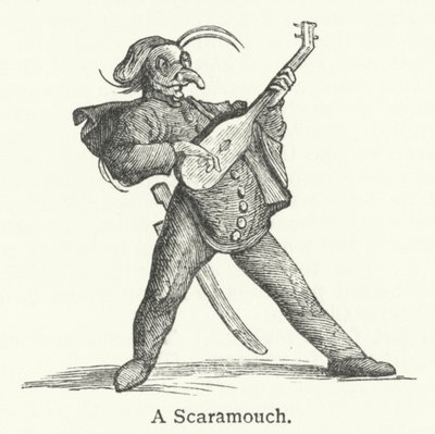 Un Scaramouch (gravure) - English School
