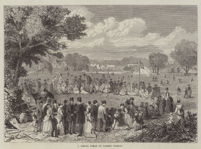 Une fête scolaire sur Barnes Common - English School