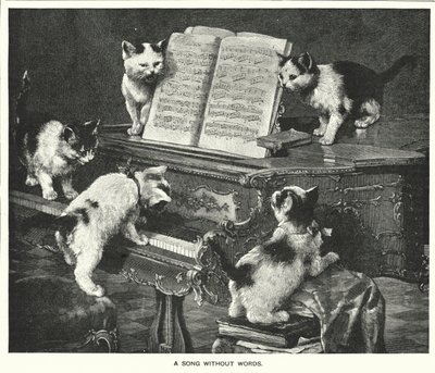 Une chanson sans paroles (gravure) - English School