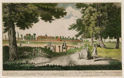 Vue sud de la maison de Canonbury, près d