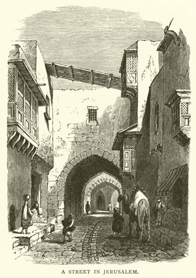 Une rue à Jérusalem - English School