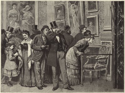 Un dimanche après-midi dans une galerie d