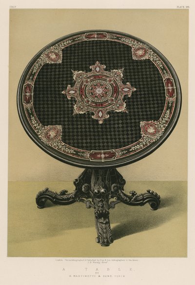 Une table - English School