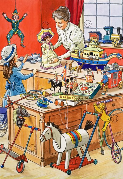 Un magasin de jouets - English School