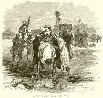 Voyage aux pyramides - Ancien style - English School