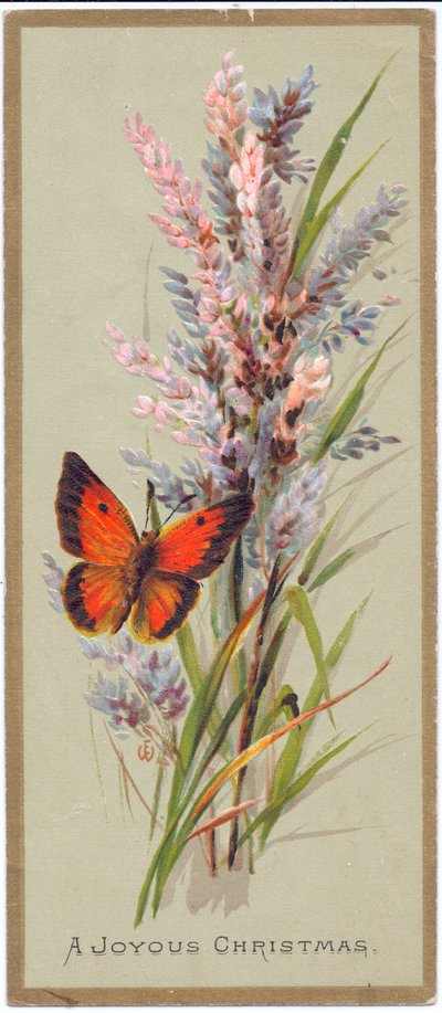 Carte de Noël victorienne d