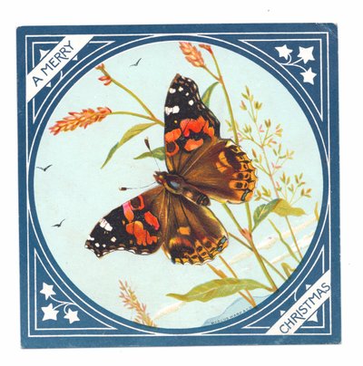 Carte de Noël victorienne d