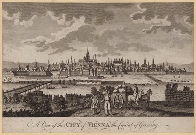 Vue de la ville de Vienne, capitale de l