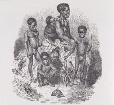 Une famille zouloue, de 