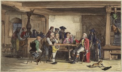 Une bouteille de Champagne - English School