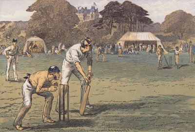 Un match de cricket - English School