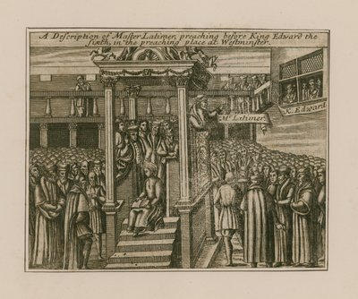 Description de Maître Latimer - English School