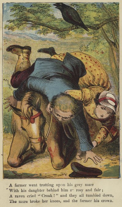 Un fermier trottait sur sa jument grise - English School