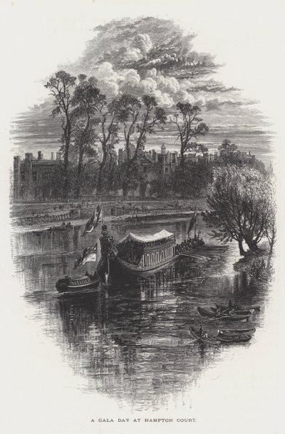 Un jour de fête à Hampton Court, Richmond upon Thames - English School