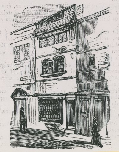 Une maison à Spitalfields, Londres - English School